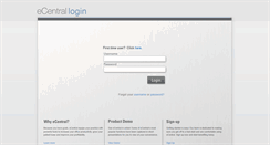 Desktop Screenshot of ecentral.ident.com